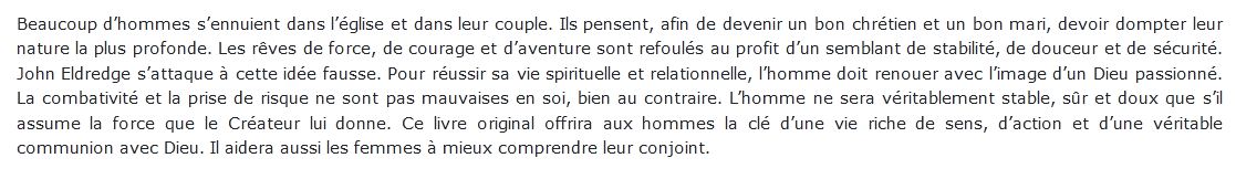 Le Secret de l'Ame Masculine