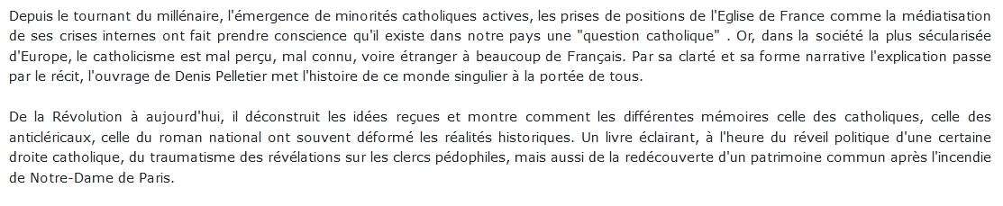 Les Catholiques en France