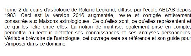 Les Maisons, Roland Legrand