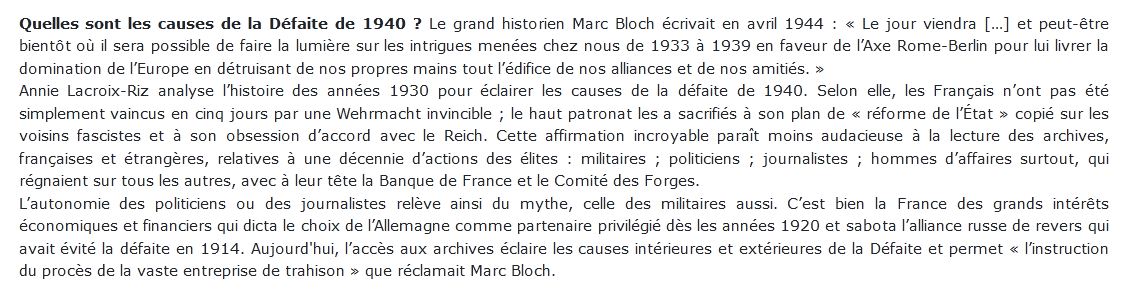 Les élites françaises dans les années 1930