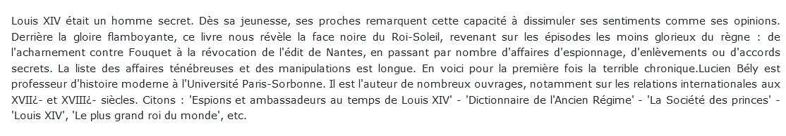 Mystères d'état et pouvoir absolu