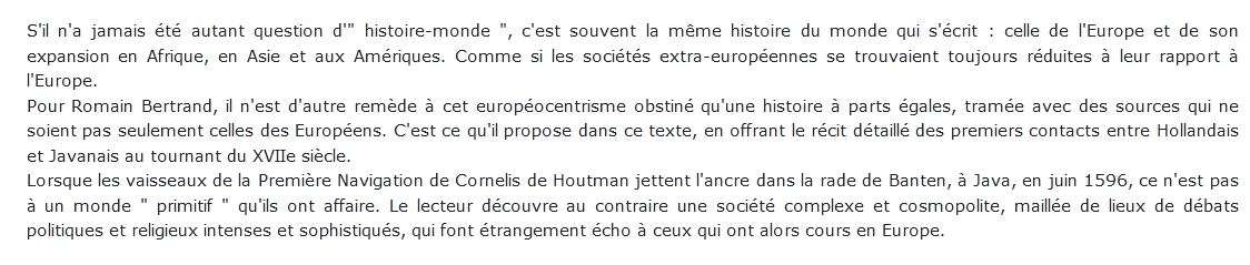 Récits d'une rencontre, Orient-Occident (XVIe-XVIIe siècle)