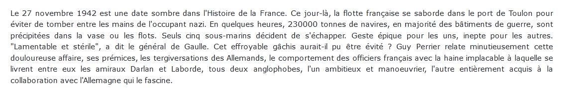 Toulon, 27 novembre 1842