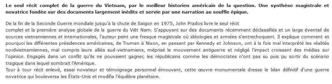 guerre du Viêt Nam John Prados