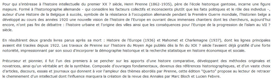 Henri Pirenne,