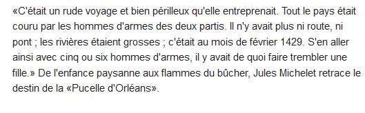  Jeanne d'Arc Jules Michelet 