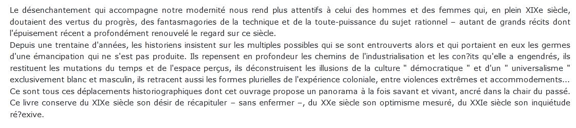 La modernité désenchantée