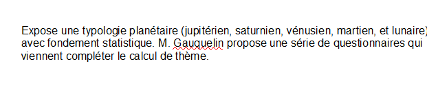 personnalités planétaires