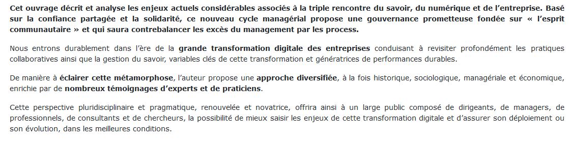 Les nouvelles pratiques collaboratives