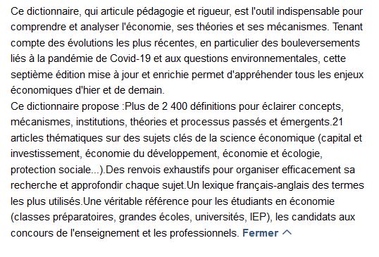 dictionnaire