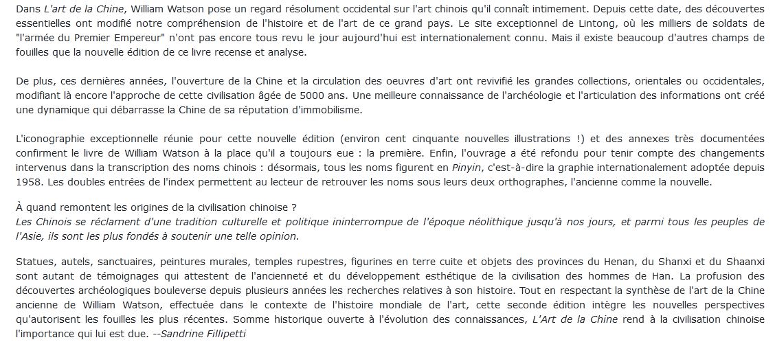 Art de la Chine