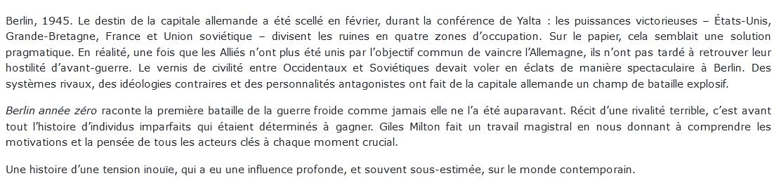 La première bataille de la guerre froide