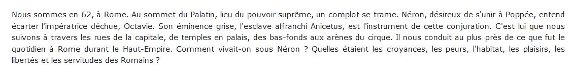 24 heures de la vie sous Néron Dimitri Tilloi d'Ambrosi 