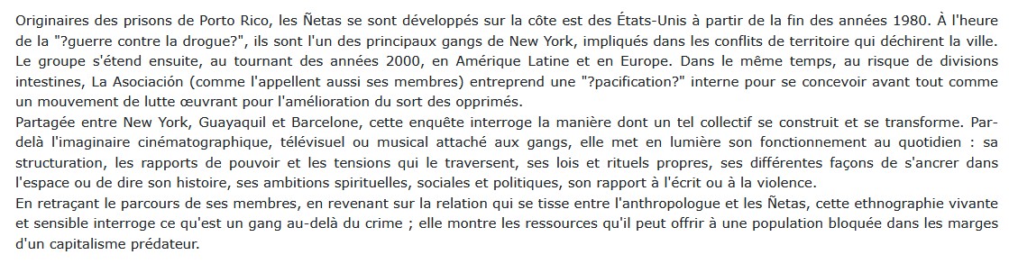Au-delà du crime - Ethnographie d'un gang transnational, Martin Lamotte
