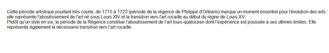 Le style Régence - beau livre