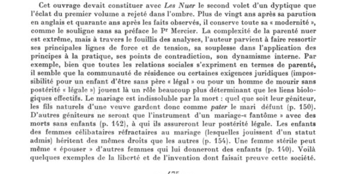 Parenté et mariage chez les nuer Evans-Pritchard