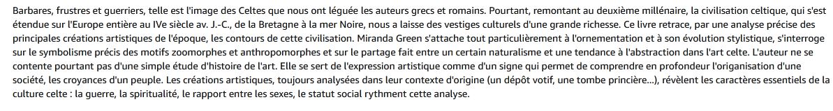 Le monde celtique Miranda Green
