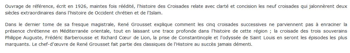 Histoire des croisades (3)