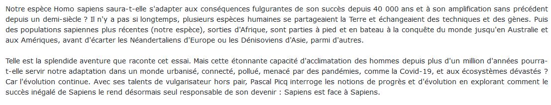 La splendide et tragique histoire de l'humanité