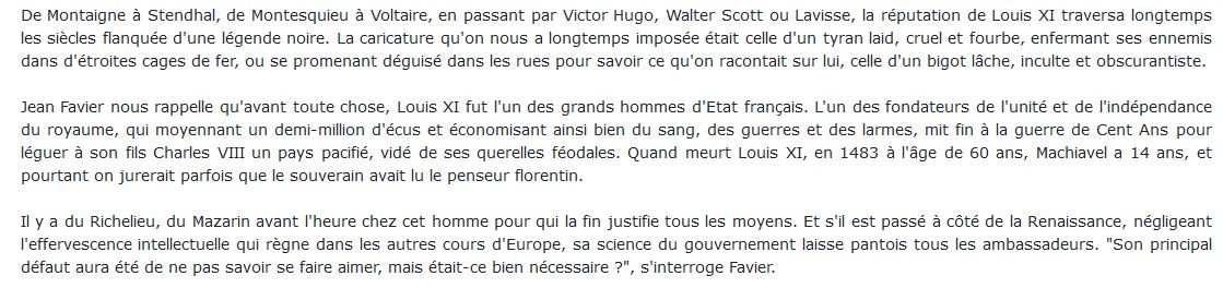 Louis XI Jean Favier