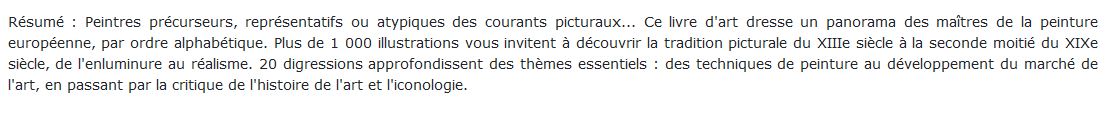 Chefs-d'oeuvre de la peinture européenne