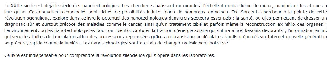 Comment les nanotechnologies vont transformer notre vie