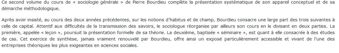 Cours au Collège de France (1983-1986)
