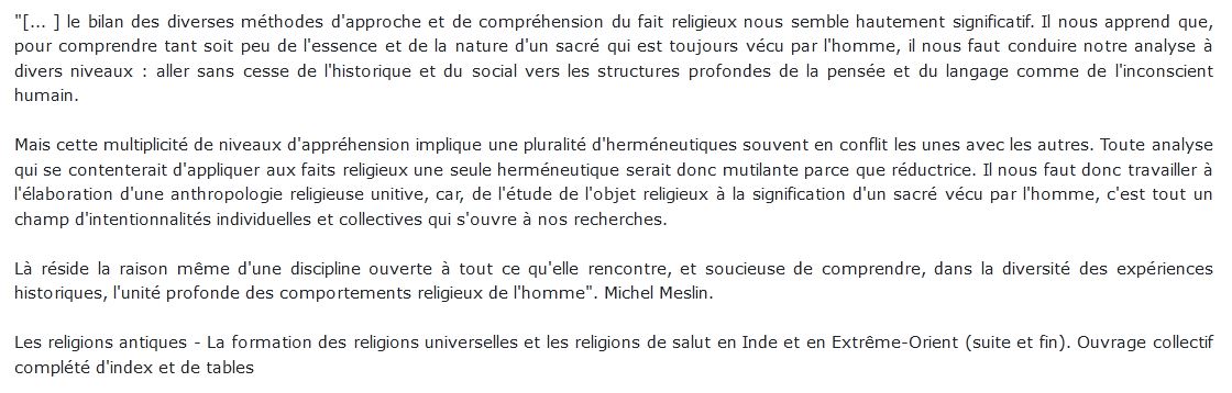 Histoire des religions I - Henri-Charles Puech