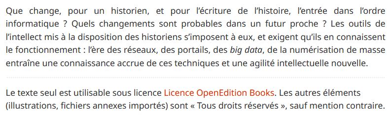 Historien à l'âge numérique