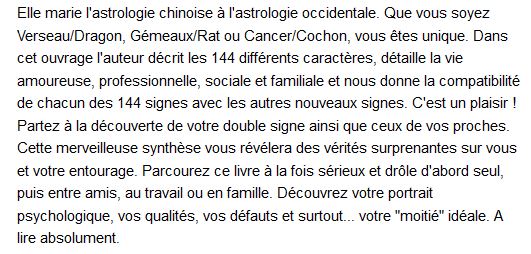La Double astrologie Suzanna White