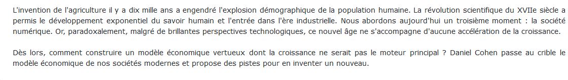 Le Monde est clos et le désir infini Cohen