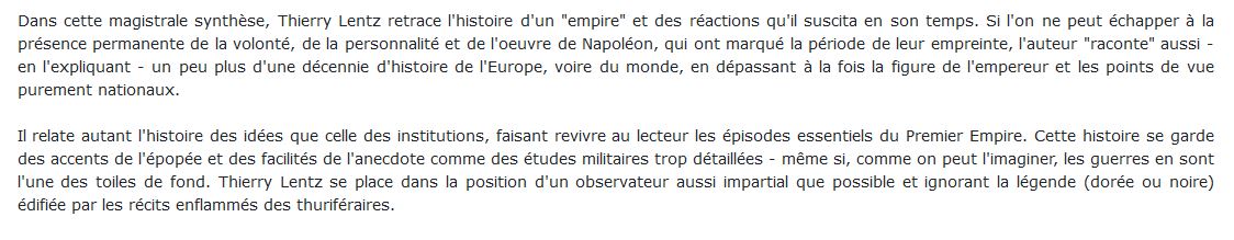 Le Premier Empire
