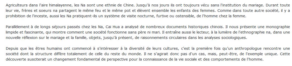Les Na de Chine