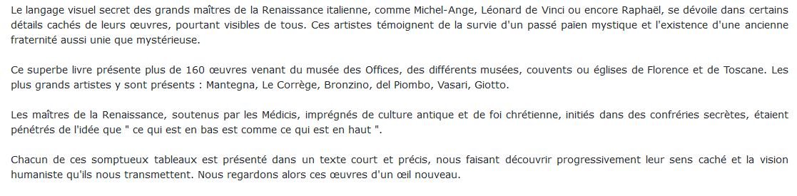Les messages cachés des grands maîtres