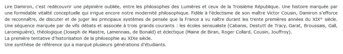 Philosophes français du XIXe siècle