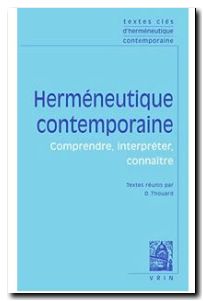 Textes clés d'herméneutique contemporaine