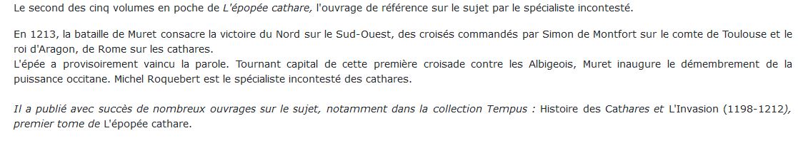 cathares Muret Ou La Dépossession