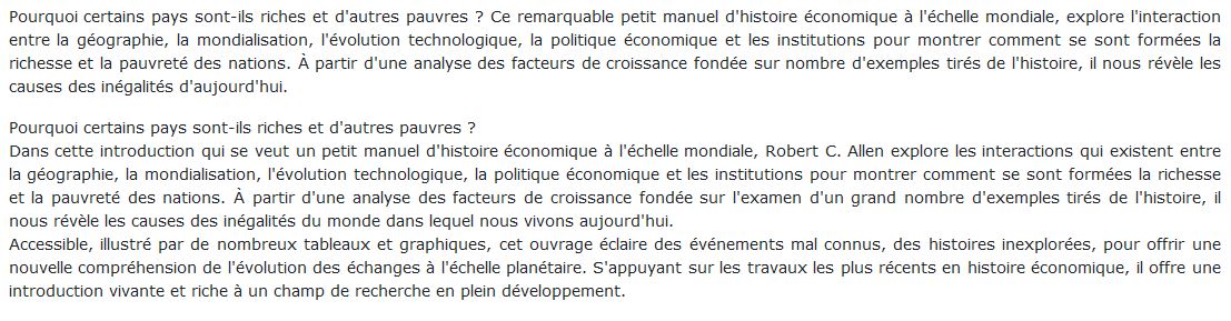 histoire économique mondiale