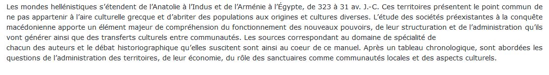 mondes hellénistiques
