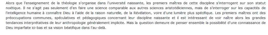 noétique au XIIIe siècle