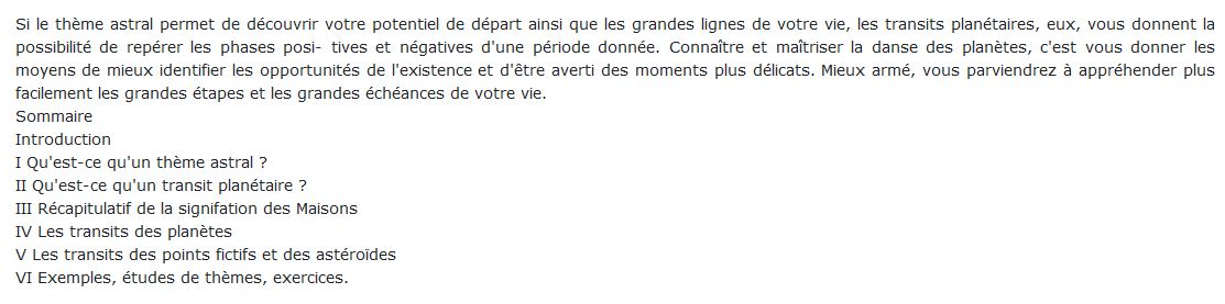  transit planétaire