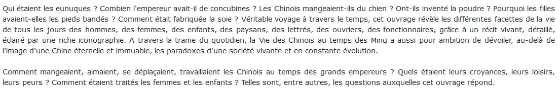 Vie des Francais au temps du Roi Soleil