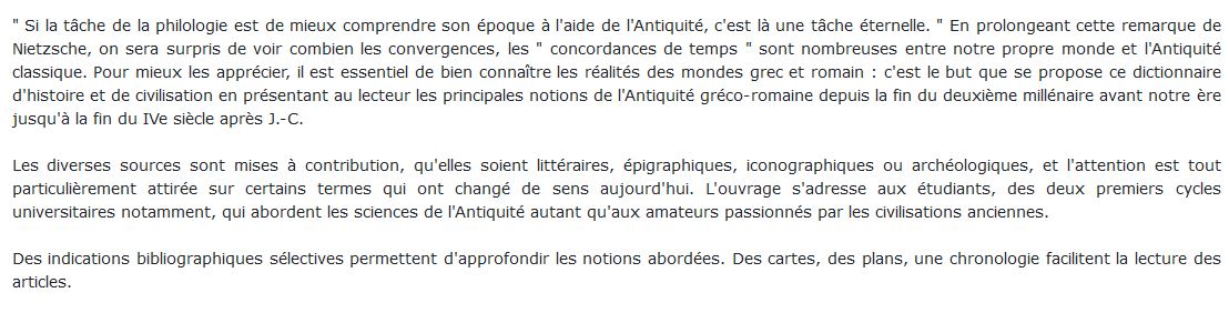 Antiquité grecque et romaine