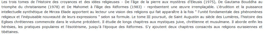 De Mahomet a l'age des reformes
