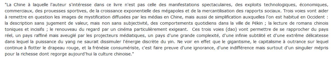 Gens de Pékin, observateurs et passeurs