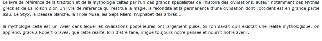 La Déesse blanche