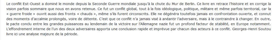 La Guerre froide -1943-1990