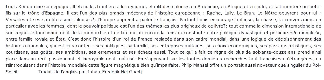 Louis XIV biographie