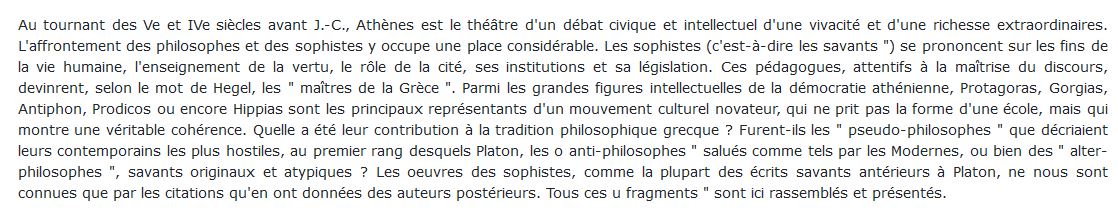 Sophistes