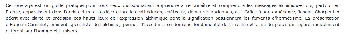 lieux et  demeures alchimiques
